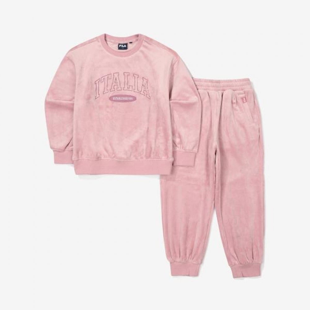 (フィラキッズ) ベロア上下セット (FK2FSF4201X_IPK)