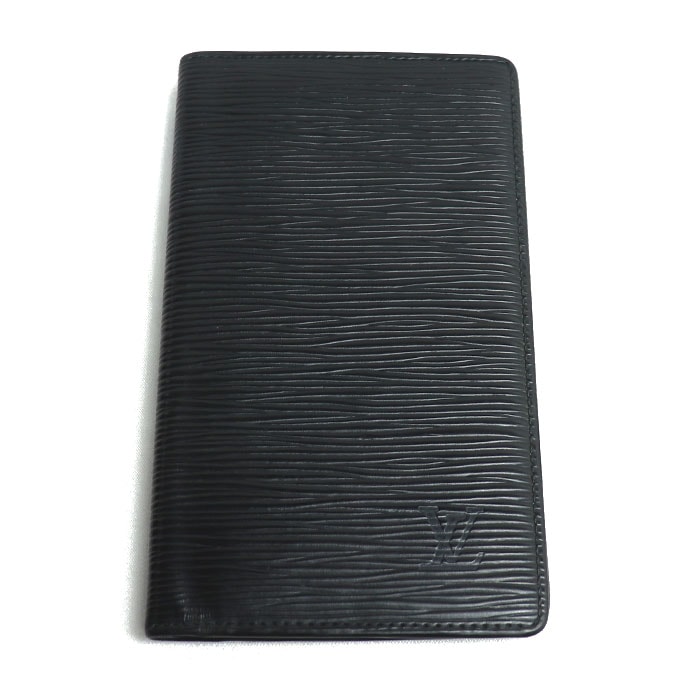 LOUIS VUITTON ルイ・ヴィトン アジェンダ ポッシュ 手帳カバー エピ ブラック R20522 CA0051 メンズ 中古