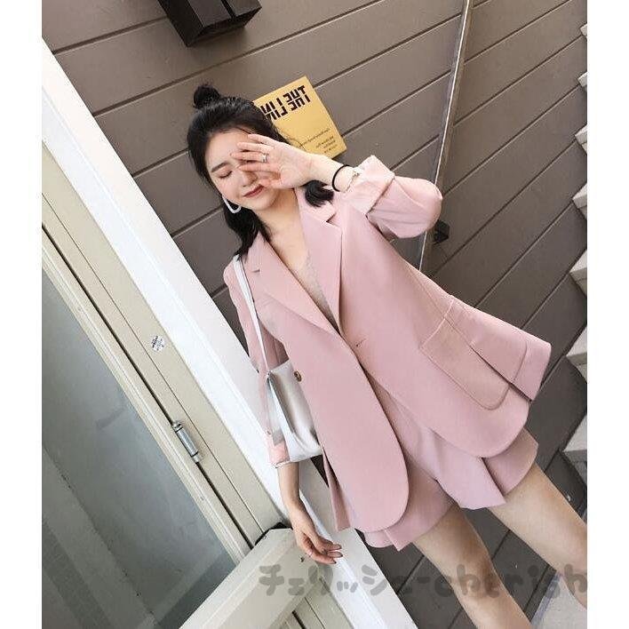 高評価の贈り物 大人 上品 スーツジャケット レディース 40代 30代 代 セットアップ ショート丈パンツスーツ 韓国風 着痩せ おしゃれ Ol 通勤 卒業式 入学式 その他 スーツ Color L Comptonmarbling Co Uk