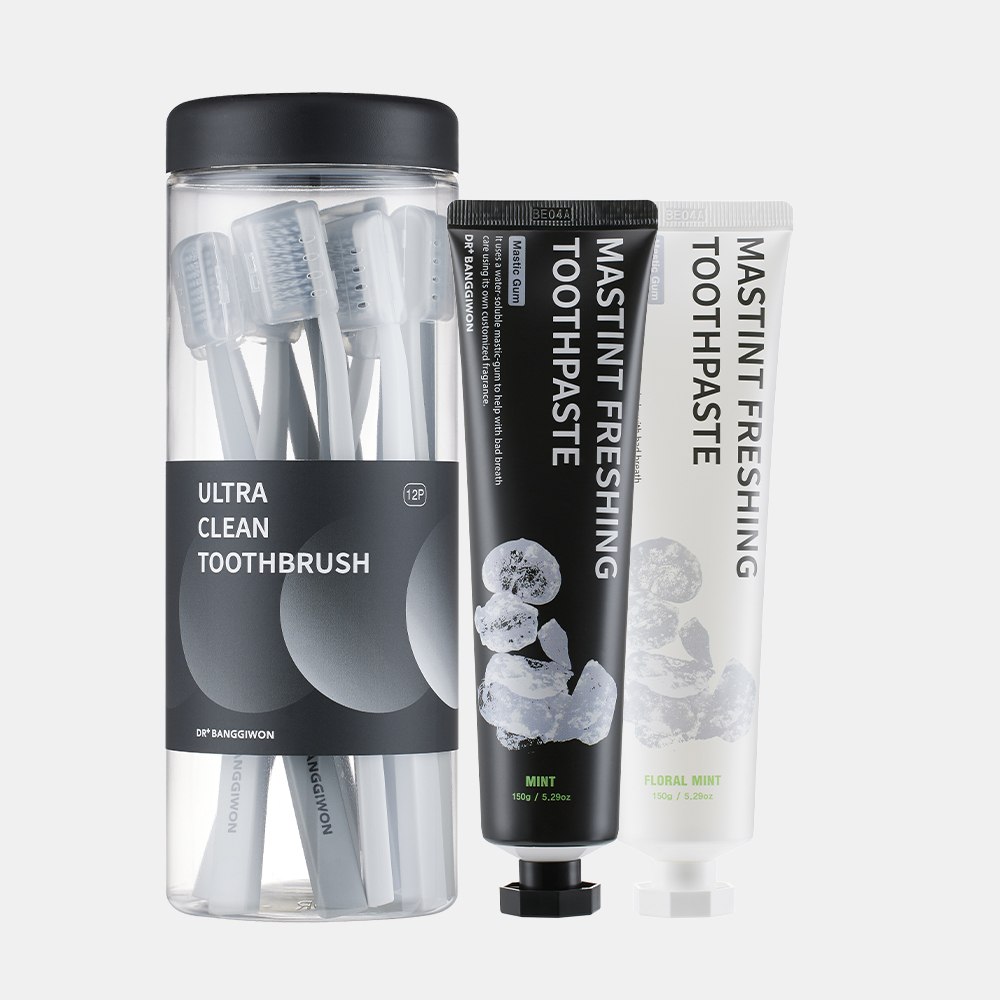 ドクターバンギウォンウルトラ歯ブラシ12個入り（模型選択）+マスティントプレス歯磨き粉3個入り（香選択） 6,930円
