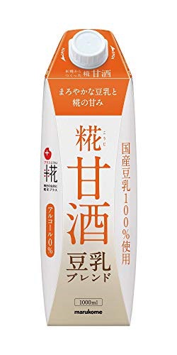 他サイト： 【熱中症防止栄養補給にも】マルコメ プラス糀 米糀からつくった糀甘酒LL 豆乳ブレンド 国産米国産豆乳100%使用 1000ml6本の商品画像
