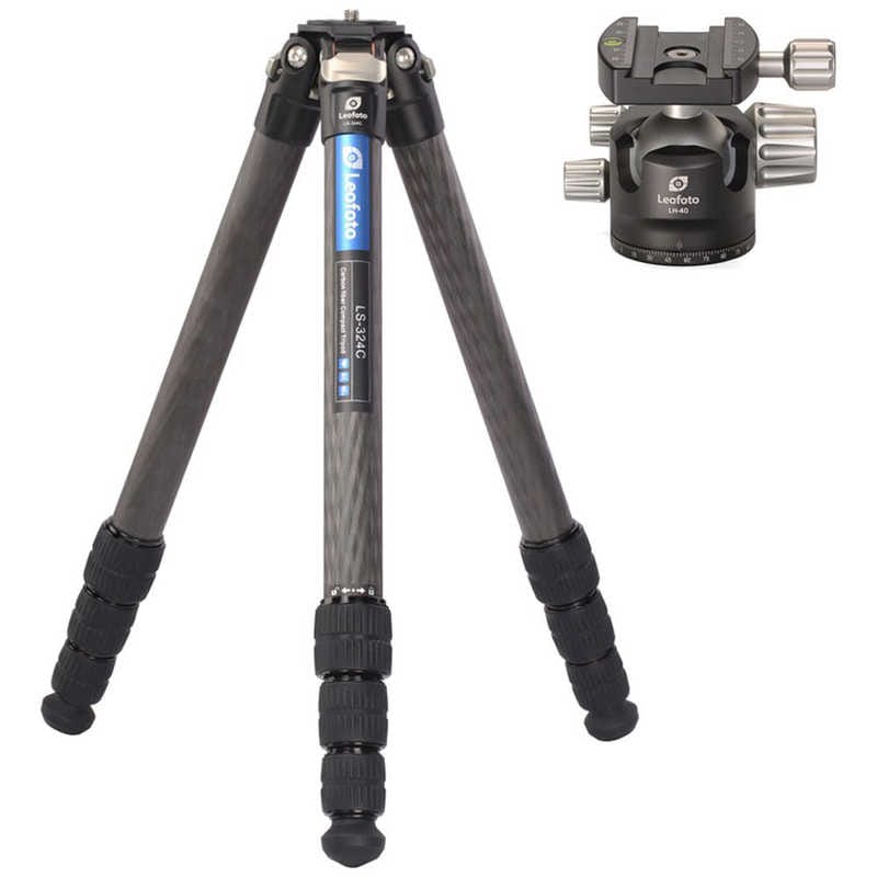 LEOFOTO　【4段三脚】レンジャー雲台セット　LS-324C+LH-40