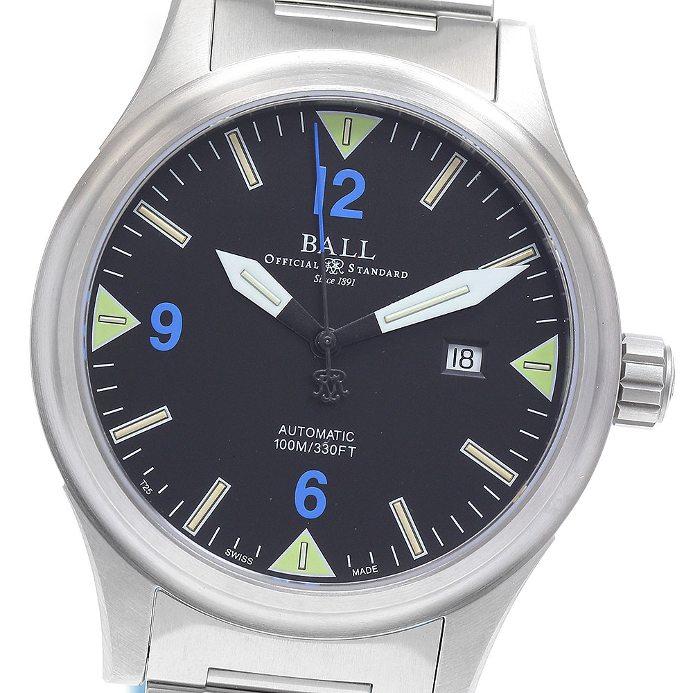 ボールウォッチ BALLWATCH NM2090C-SJ-BKBE ストークマン デイト 自動巻き メンズ 未使用品 内箱・保証書付き_935391【中古】