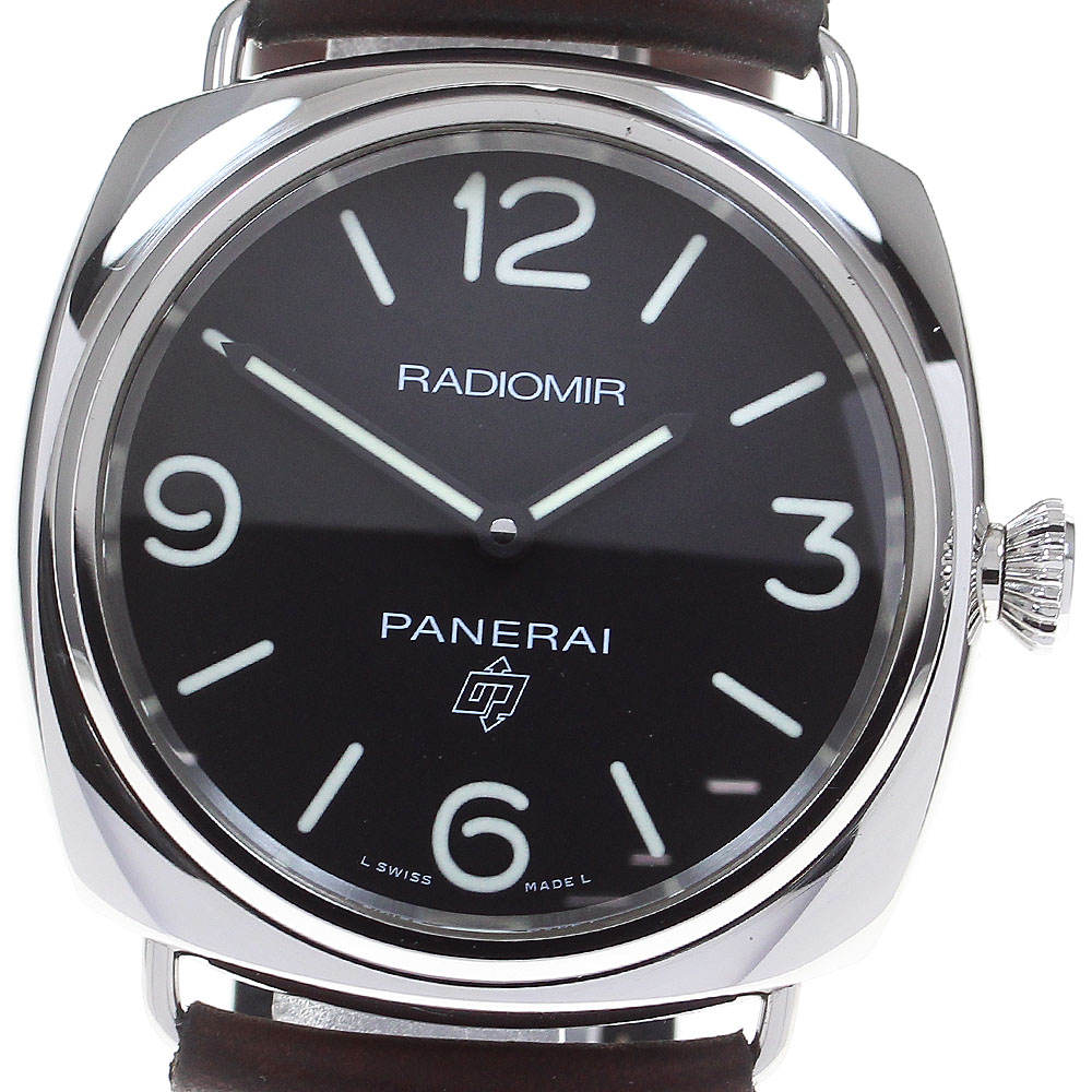 パネライ PANERAI PAM00753 ラジオミール 3デイス アッチャイオ 手巻き メンズ 良品 _826830【中古】その他 ブランド腕時計