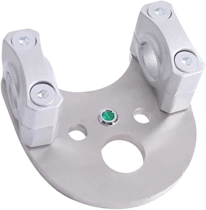 ホンダ 用 ハンドルポスト スーパーカブ リトルカブ バーハンドル キット ニュートラル LED付 汎用 社外品 シルバー(シルバー)