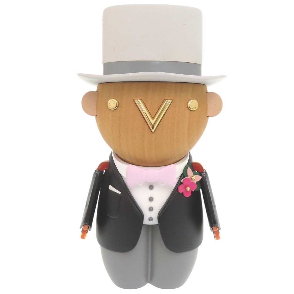 新品同様 ガストン ブライドグルーム GI0761 オブジェ ウッド/ウッド ブラック LV 1281【中古】 ユニセックス