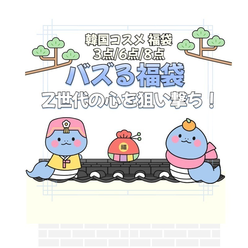 韓国コスメ 福袋 3種/6種/8種 サプライズ爆弾！