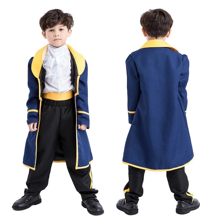 ハロウィン 衣装 子供 男の子 王子様 プリンス 4点セット アニメ キャラクター こども コスプレ衣装 ハロウイン 衣装 こども コスプレ衣装 学園祭 変装 6,020円