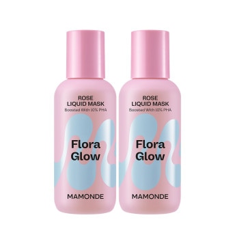 マモンドフローラグローローズリキッドマスク80ml x 2個PHA結光ブースターアイドル画