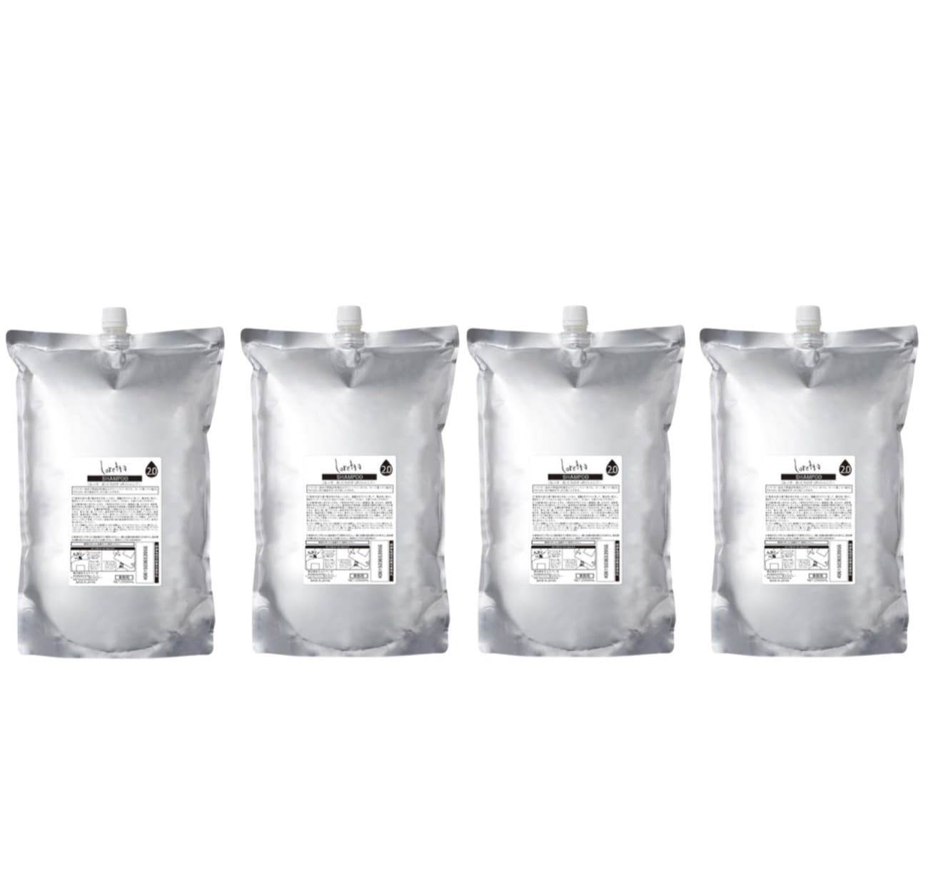 【4個セット】ロレッタ まいにちのすっきりシャンプー 2500ml×4個 詰め替え【全商品最安値に挑戦】