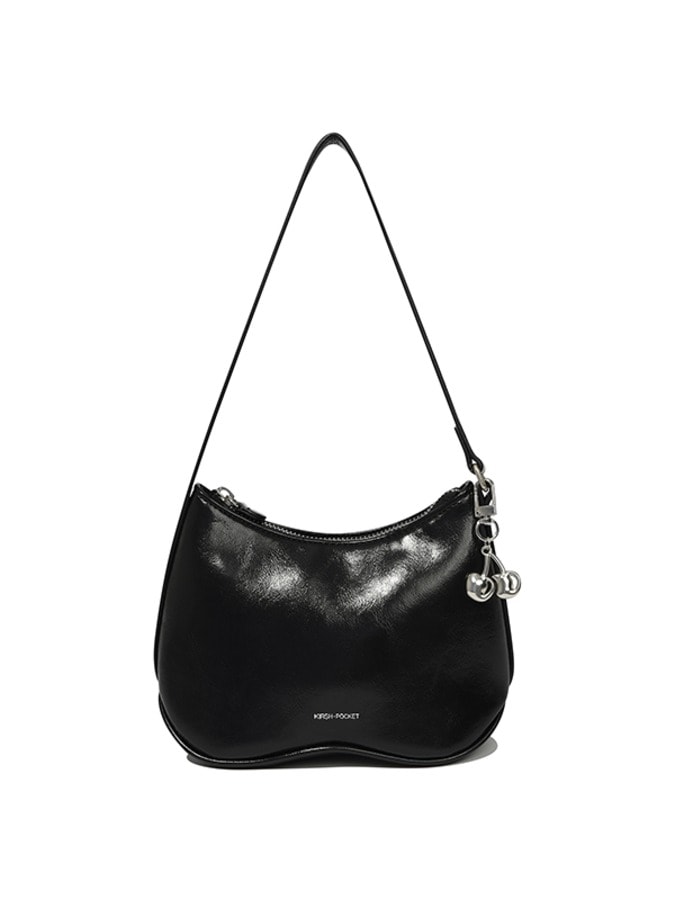 POCKET SIGNATURE HANDBAG [BLACK]