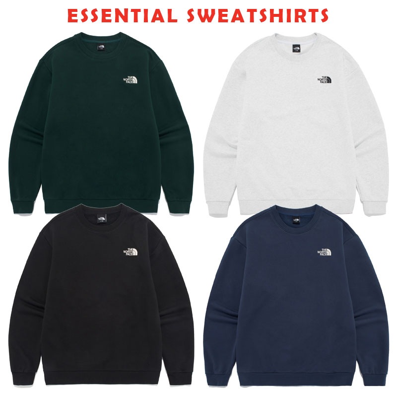 大人OK関税負担なし韓国正規品保証 NM5MQ57A ESSENTIAL SWEATSHIRTS デイリー 基本 着装 男子 女子 人気 韓国 ファッション 男女共用 アウトドア