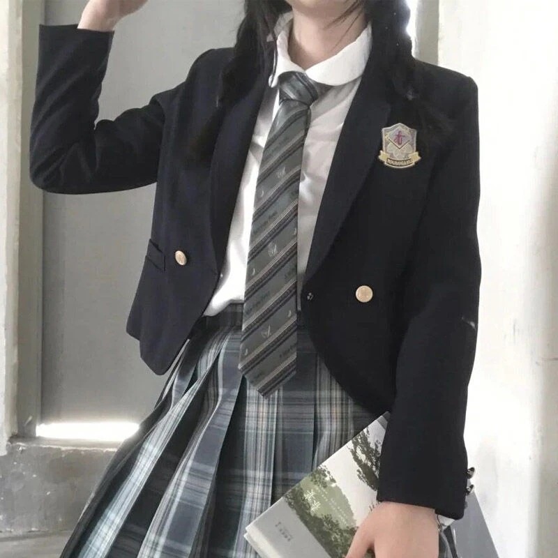スーツスーツJK制服小物スーツブレザーバッジ春秋学生風森女性系和風系JKコートジャンバージャケットお