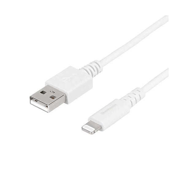 （まとめ） オウルテックやわらかく断線に強い 高い耐久性と柔軟性を併せ持つLightningケーブル ホワイト 1.2m OWL-CBKLTSR2R12-WH1本 [x3セット]