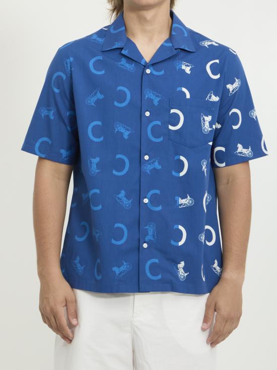 CELINE Men Long Tops 2C9463K51 BLUE