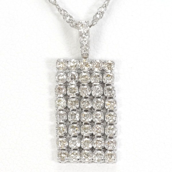 PT900 プラチナ PT850 ネックレス ダイヤ 0.50 約40cm ジュエリー 中古 29,153円