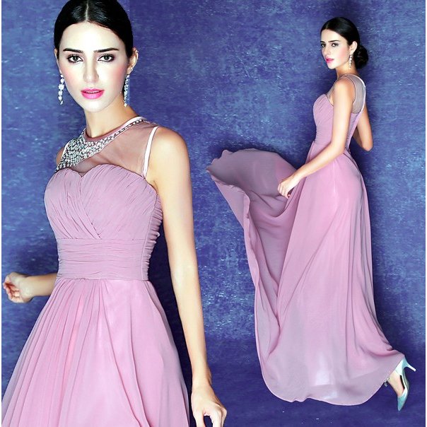 カラードレス ロングドレス 花嫁 aラインドレス 演奏会 イブニングドレス 結婚式 ブライズメイドドレス 二次会 ドレス 発表会 フォーマルドレス コンサート 7,446円