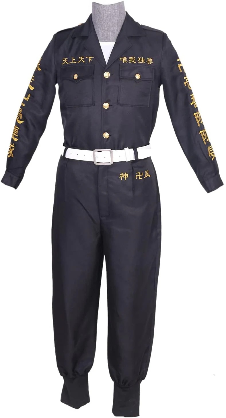 東京卍リベンジャーズ場地圭介刺繡スタイル 東京卍會花垣武道コスプレ壱番隊隊長特攻服バジ けいすけ