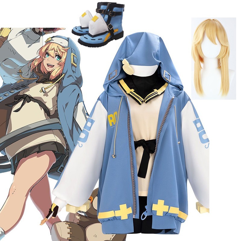 ギルティギア,ブリジット,コスプレウィッグ.コスプレ 靴,コスプレ衣装,クリスマスパーティー,ハロウィーンのユニフォーム,カスタムサイズ 20,144円