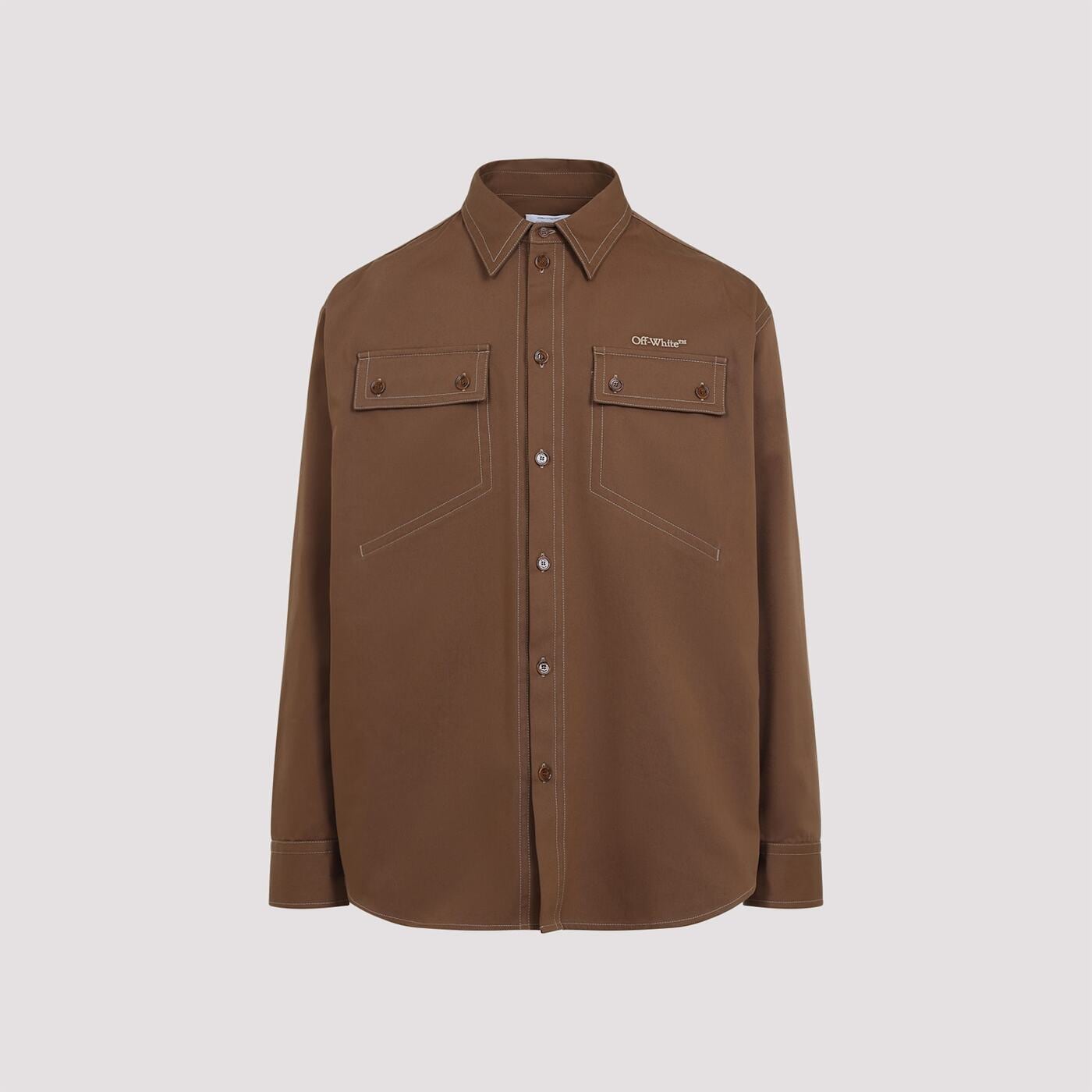 OMES017S25FAB001 6061 BISON CREAM 春夏2025 シャツ メンズ ia