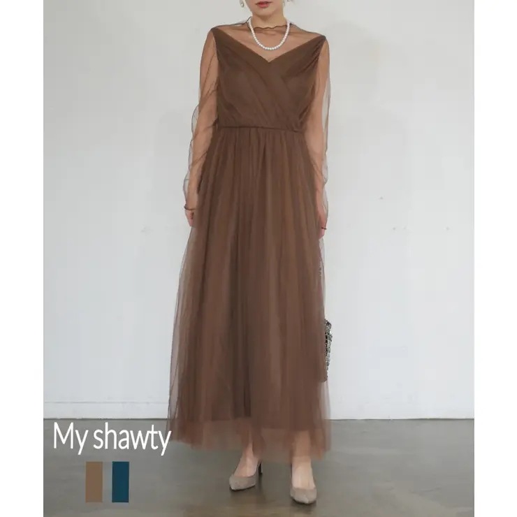 LILAC TULE DAY DRESS