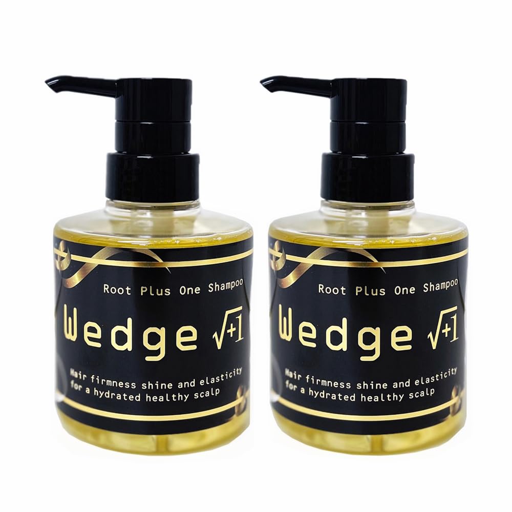 三資堂製薬 スカルプケアシャンプー ルートプラスワンWedge 300ml×2本セット抜け毛・頭皮ケア・サイトカイン補給
