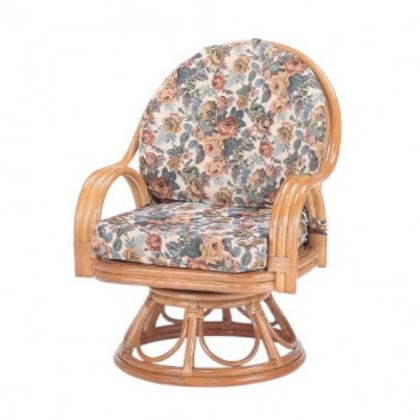 今枝商店 Romantic Rattan 籐回転座椅子 ミドルハイタイプ S583
