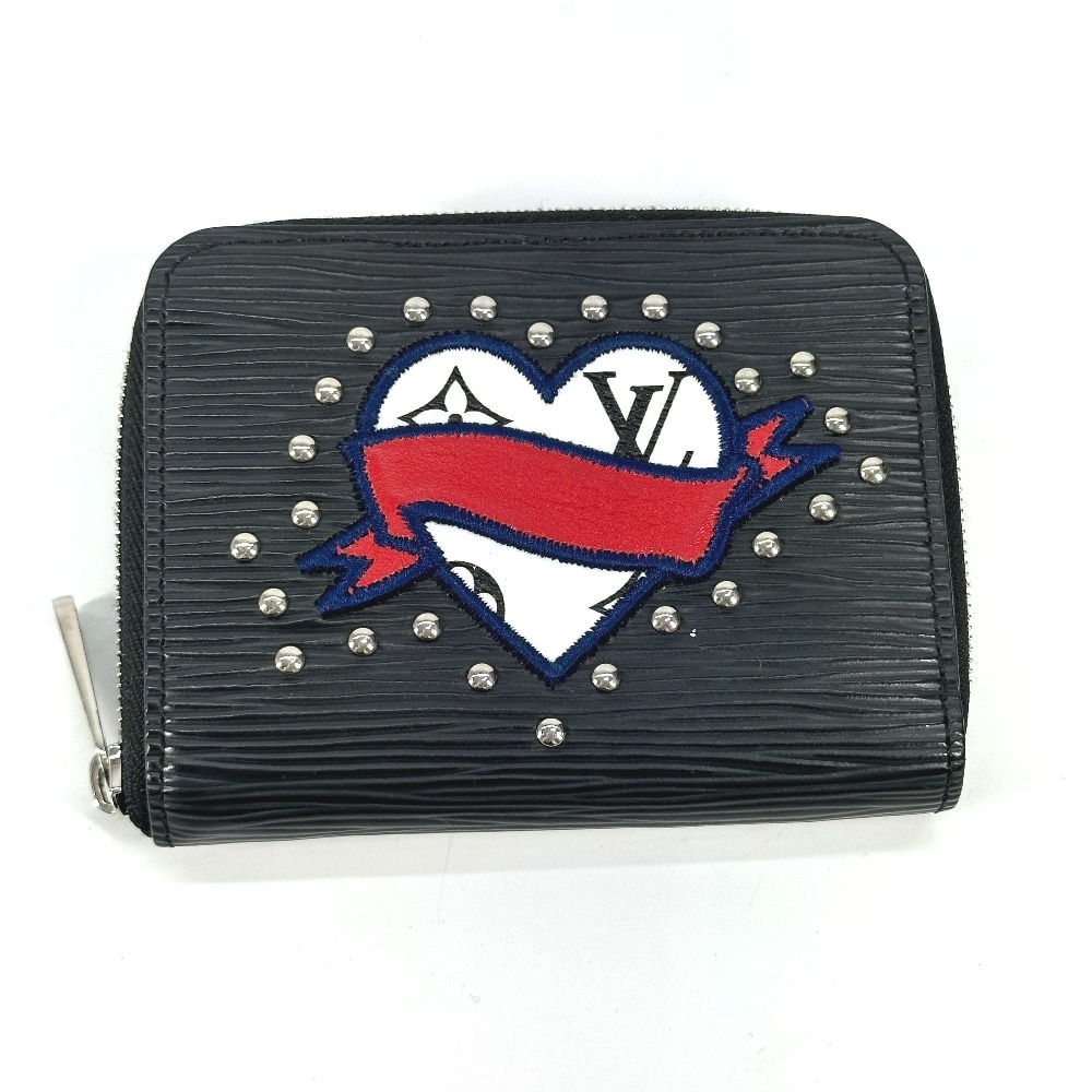コインケース M63721 ジッピーコインパース エピ LVストーリーズ ハート 財布 小銭入れ ラウンドファスナー エピレザー ノワール ブラック