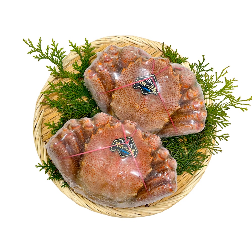北海道産 浜茹で毛蟹(堅蟹) 約500g2尾 【流氷明け かに カニ 毛がに 毛ガニ かにみそ 贈り物 ギフト 内祝い 快気祝い 誕生日】