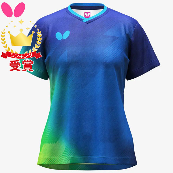 バタフライ Butterfly 卓球 セラシア・シャツ レディース 46579-177 JTTA公認