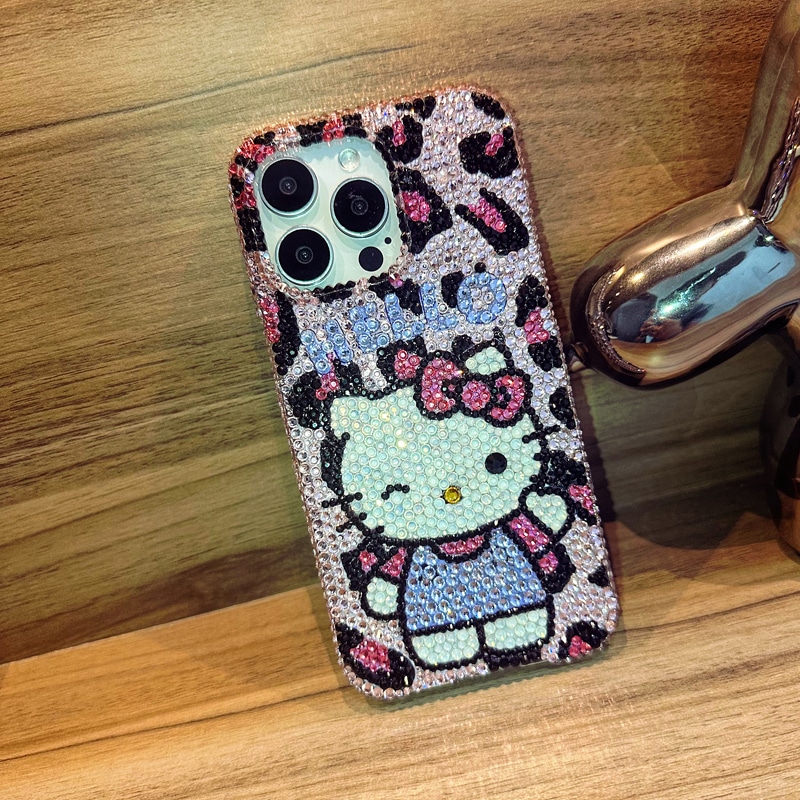 ヒョウ柄キティちゃん❤缶ケース入りメモ ハローキティ ヒョウ柄 筆箱 ギャルキティ 缶ペン 缶ペンケース