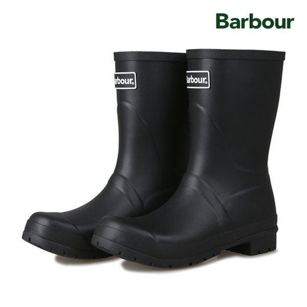 BARBOUR バンベリー ウェリントン ミドル 女性 レインブーツ 長靴 LRF0084BK11