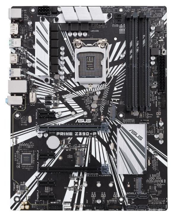 ASUS PRIME Z390-P LGA 1151 300 Series Intel Z390 SATA 6Gb/s ATX Intel Motherboard