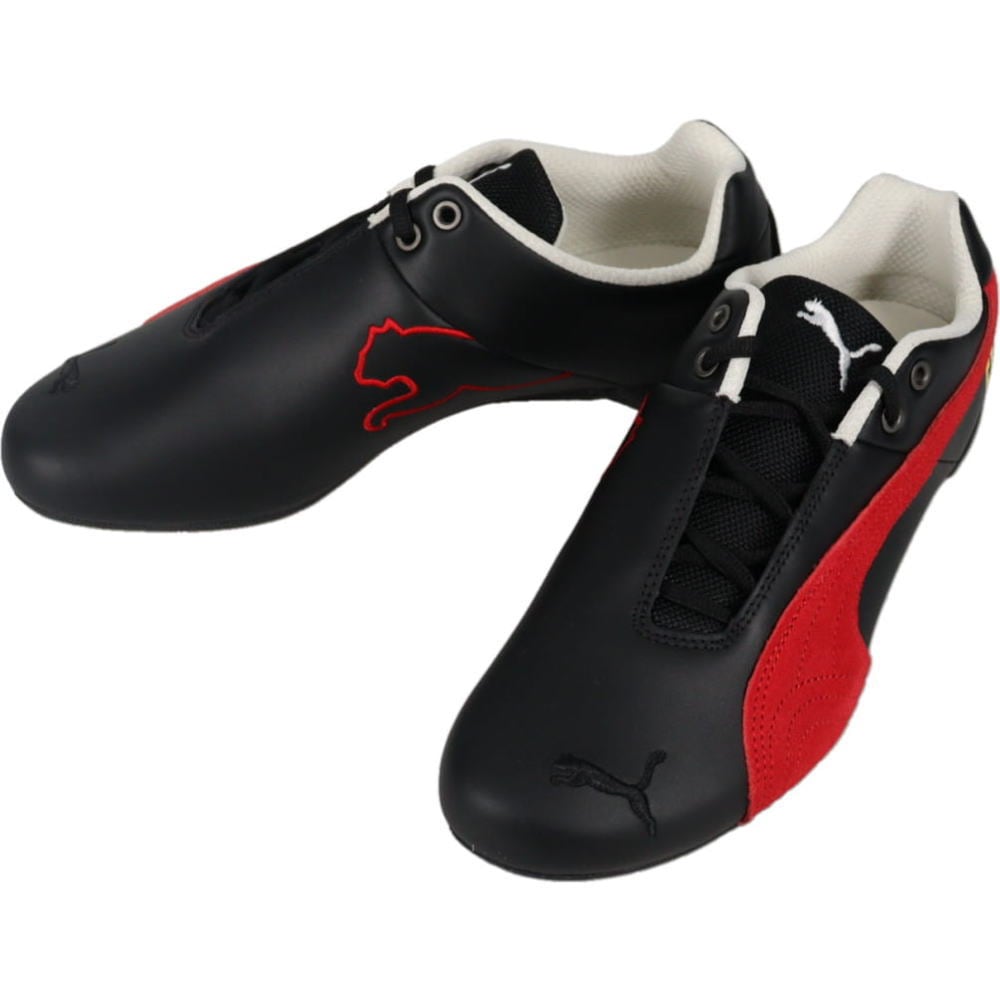 フェラーリ フューチャー キャット OG ドライビングシューズ ブラック/ロッソコルサ 308585 01