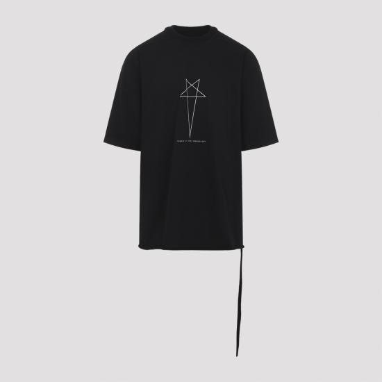 DRKSHDW Men T-Shirts DU01F4274 RIGEP3 0911 BLACK MILK