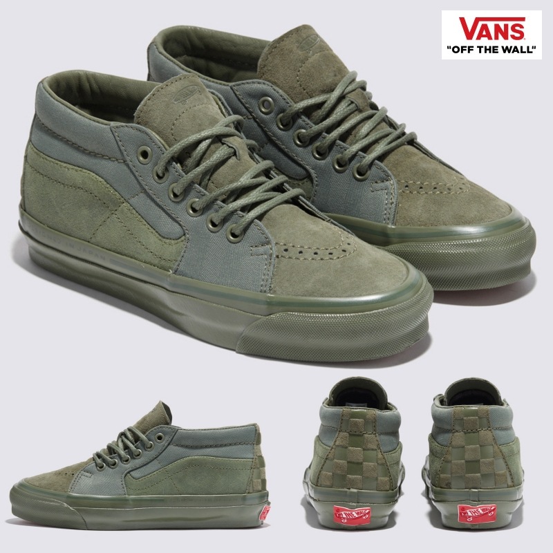 [VANS] BLOCK BY BLOCK スケートミッド 83 / OLIVINE