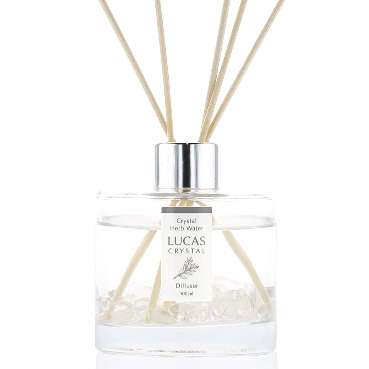 ホワイトセージ 浄化 ディフューザー 【天然成分100%】空間浄化 LUCAS ルカス ([本体]【クリスタル】浄化・クリア/ホワイトセージの香り)