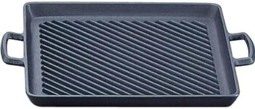 岩鋳 Iwachu オイルプレートグリル 黒焼付 南部鉄器 23014