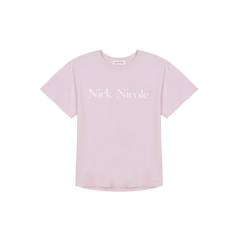 NICK&NICOLE ニコルベーシックロゴTEE_LAVENDER