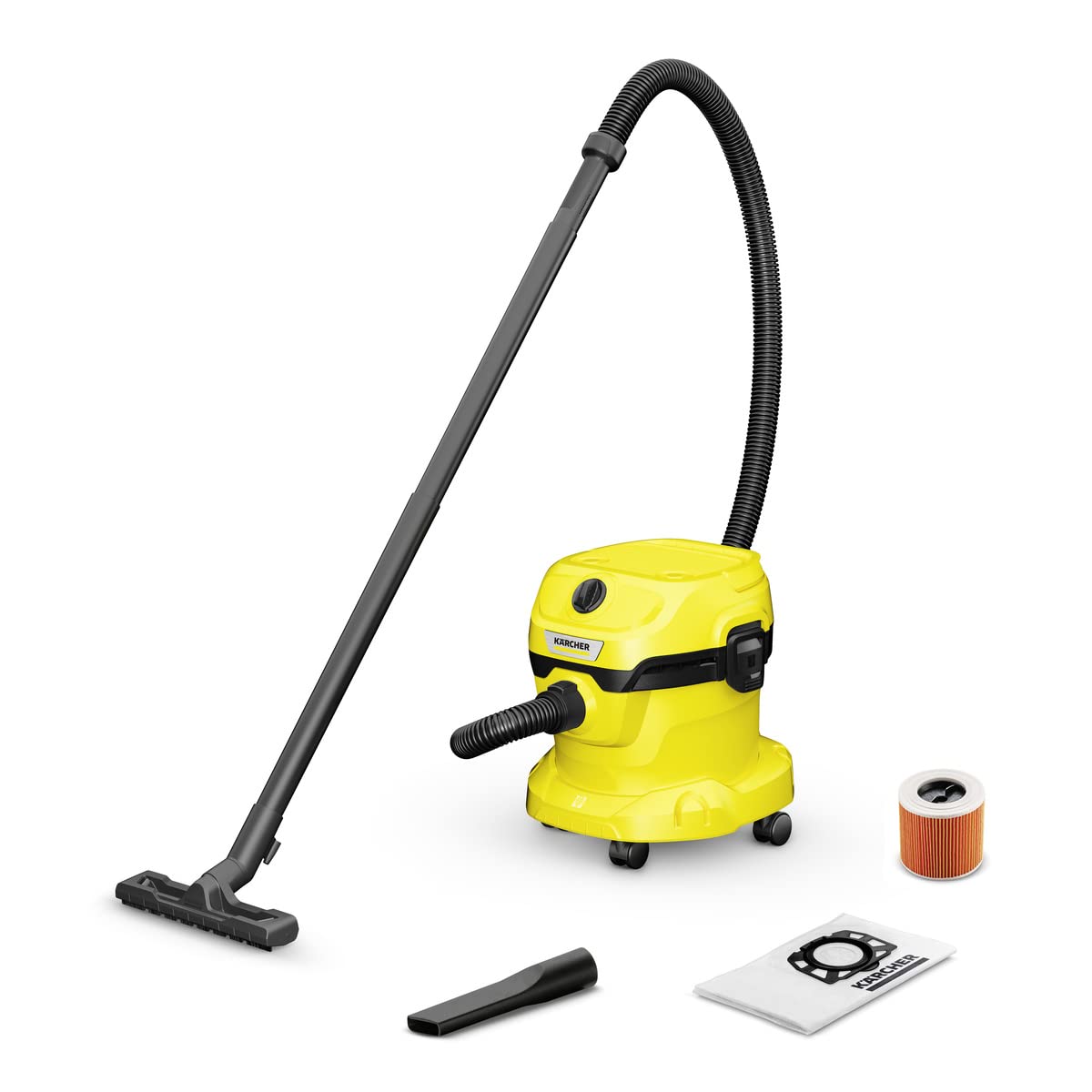 全国送料無料 ケルヒャー(KARCHER)乾湿両用バキュームクリーナー WD2 PLUS 1.628-008.0 グレー 容量12L
