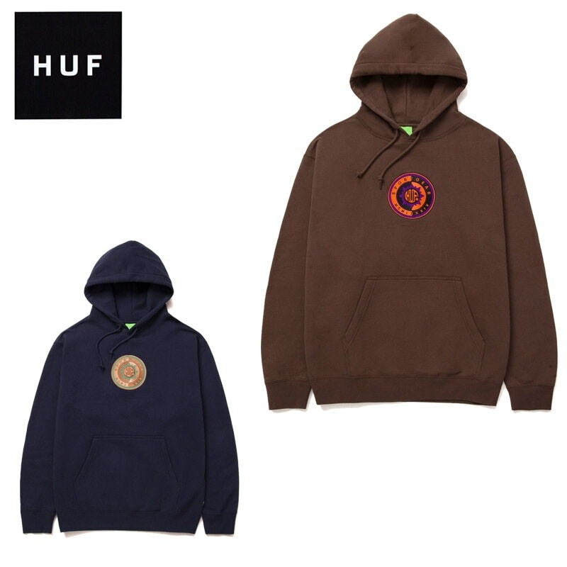ハフ SUN GOD EMBROIDERED PULLOVER HOODIE プルオーバー フーディー パーカー スウェット フード メンズ