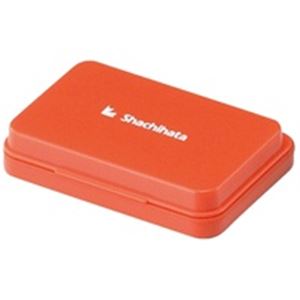 シヤチハタ スタンプ台 HGN-2-OR 中形 朱 10個