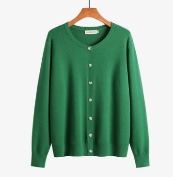 カーディガン カラー豊富 ゆったり トップス セーター レギュラー丈 長袖 ラウンドネック スリム ストレート スマート 前開き 伸縮性 かわいい 大人可愛い シンプル カジュアル 大人 おしゃれ 6,421円