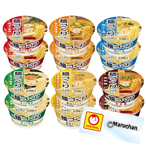 麺づくり カラフル6種セット ( 計12個 / 6種 ) カップ麺 詰め合わせ ( 醤油・味噌・豚骨・塩・担々麺・醤油とんこつ ) 食べ比べ 箱買い カップラーメン 東洋水産