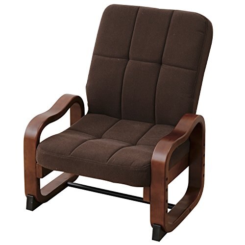 ランキングや新製品 山善 高座椅子 ミドルバック 立ち座りがラク 高さ調節可能 ぐらつきにくい 完成品 モカブラウン SKC-56H(MBR)6 椅子