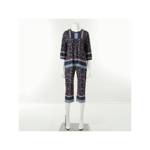 ヴィーナス正常ポリスパン花ボーダーナ염女性トップスボトムス室内着ホームウェアVEVS117W VE.._P415754453