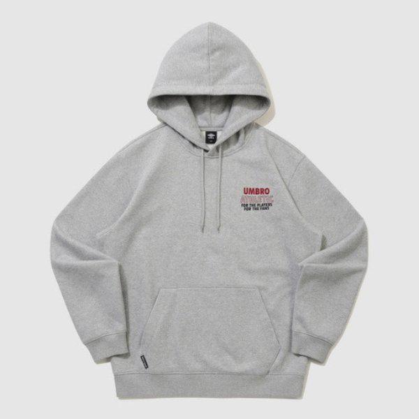 フード付き VQA UQ423CHDO2-MGR アスレチック グラフィック 裏起毛 フード付きTシャツ (MGR)H. GREY