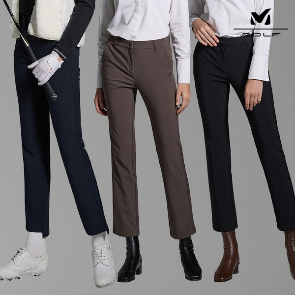 (ミーレゴルフ) 女性用プレミアムボンディングパンツ 3枚セットレディーススポーツウェア