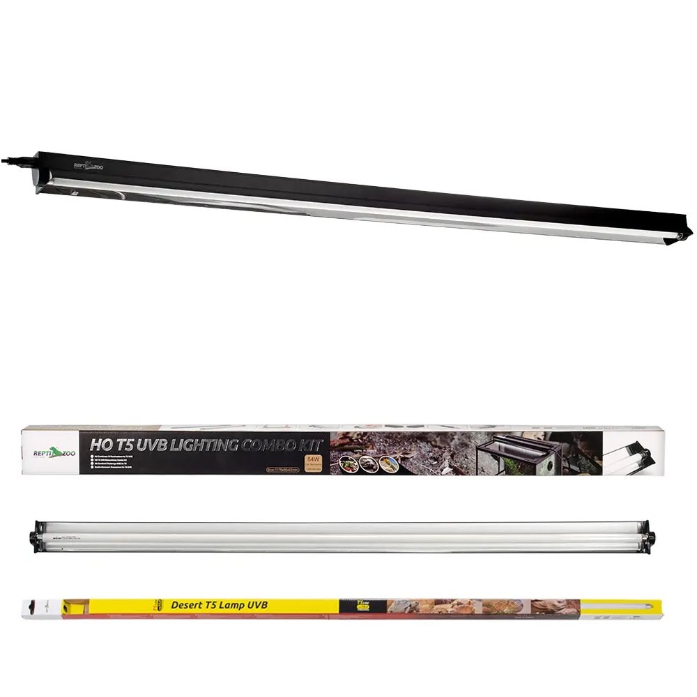 三晃商会　ＲＥＰＴＩＺＯＯ　Ｔ５　ＵＶＢ１０．０　灯　５４Ｗ＆カバーコンボキット　紫外線ライト　ＵＶライト　日光浴　ＣＲＣ17―41―10―10―00