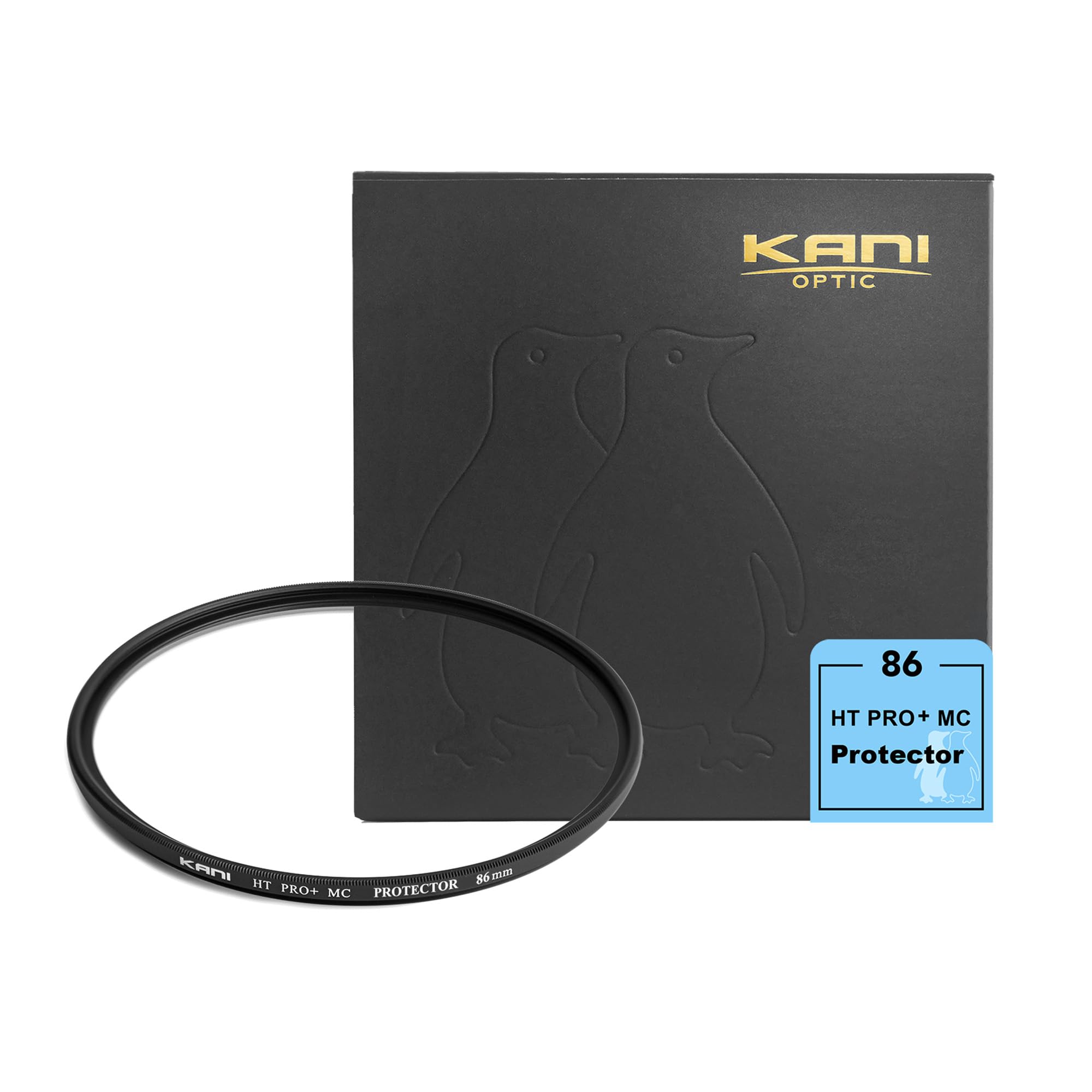 KANI 86mm レンズ保護フィルター HT PRO+ MC Protector レンズ保護用 スーパーホワイトガラス採用 低反射 薄枠 撥水 撥油 防汚 帯電防止 ナノコーティング 801760